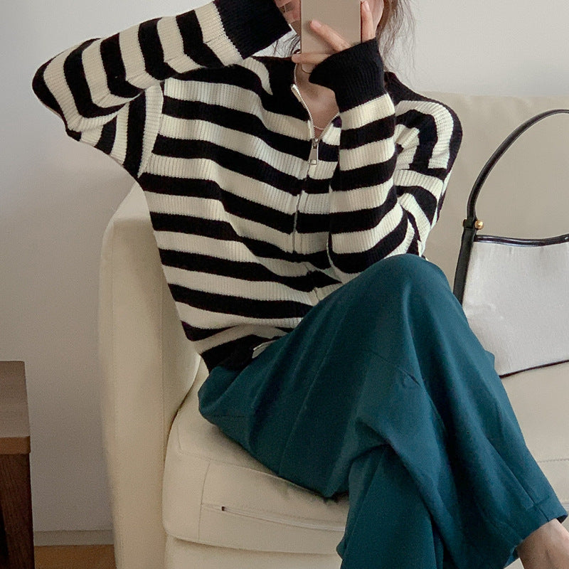 Esandro Vale™ - Vintage Striped Sweater