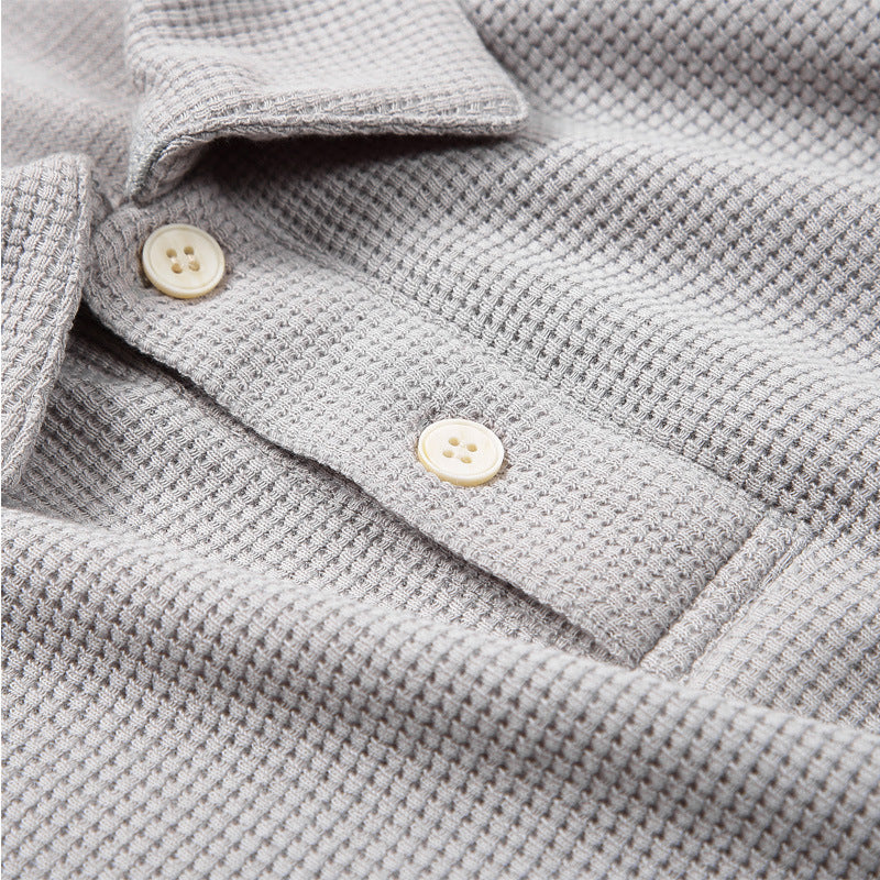 Breathable Lapel Polo Shirt