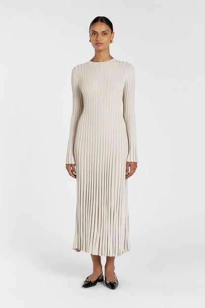 French Ribbed Dress