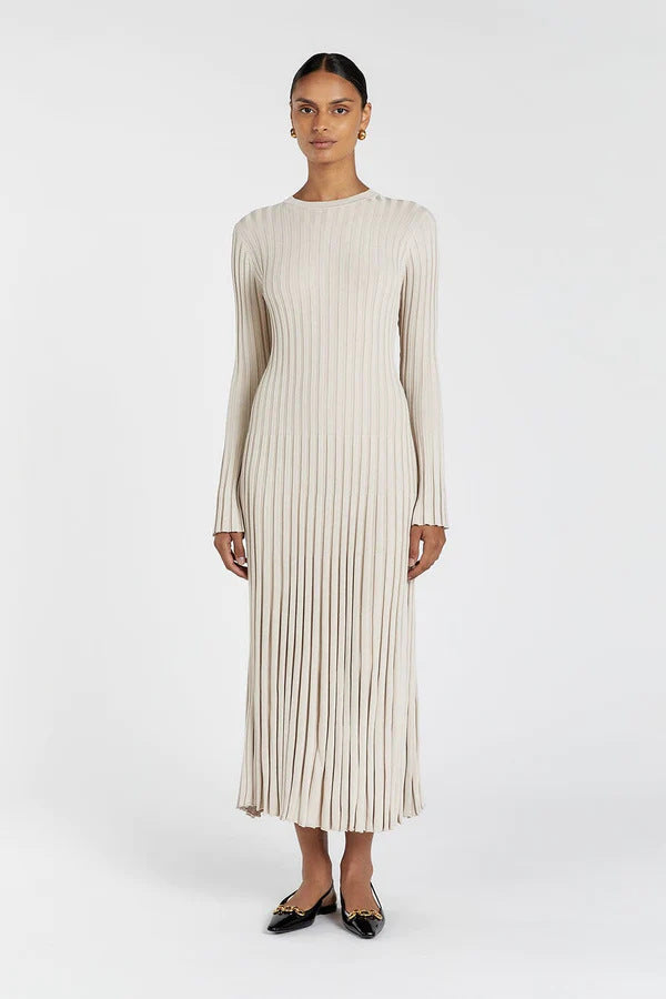 Esandro Vale™ - French Ribbed Dress