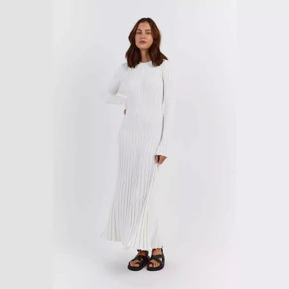 Long Pleated Dress