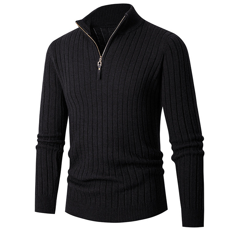 Zip up turtleneck discount sweater