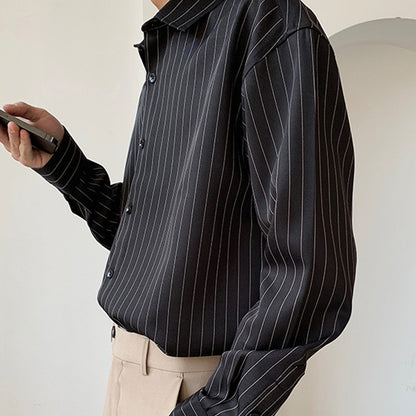 Esandro Vale™ - Chemise boutonnée décontractée à rayures