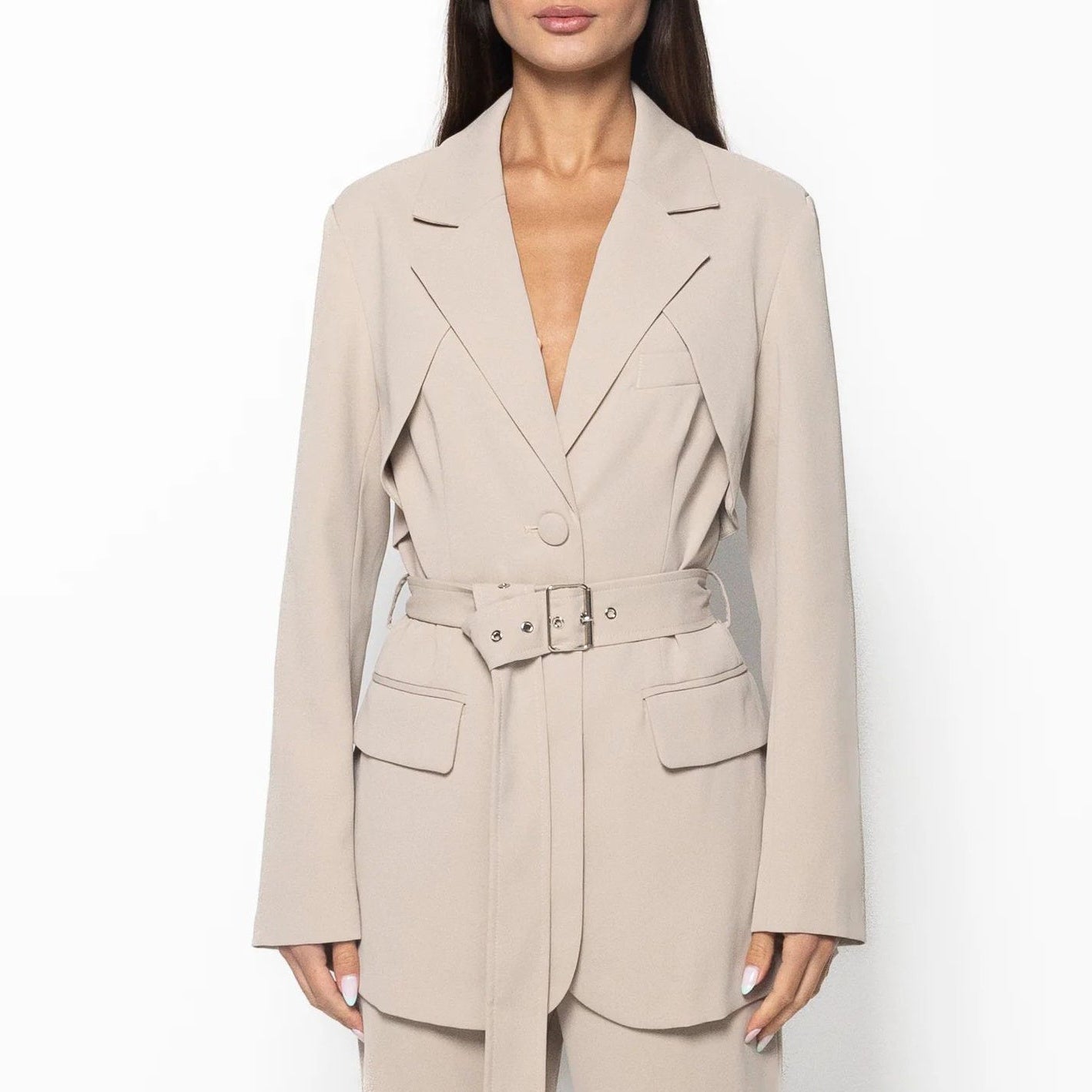 Natalia Belted Blazer