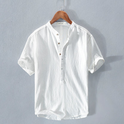 Esandro Vale™ - T-shirt à manches courtes et col montant