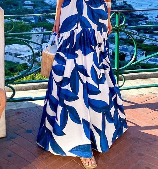 Blue Floral Dress