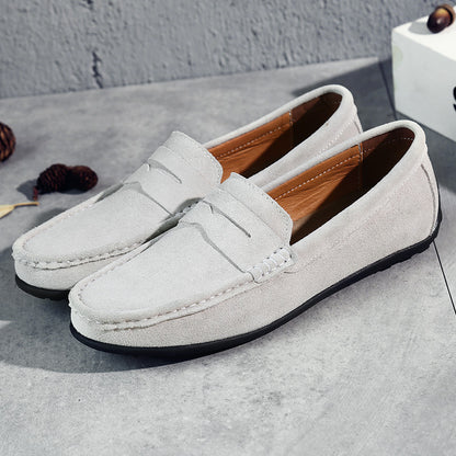 Suede Penny Loafers