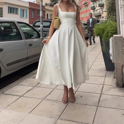 French Square Dress