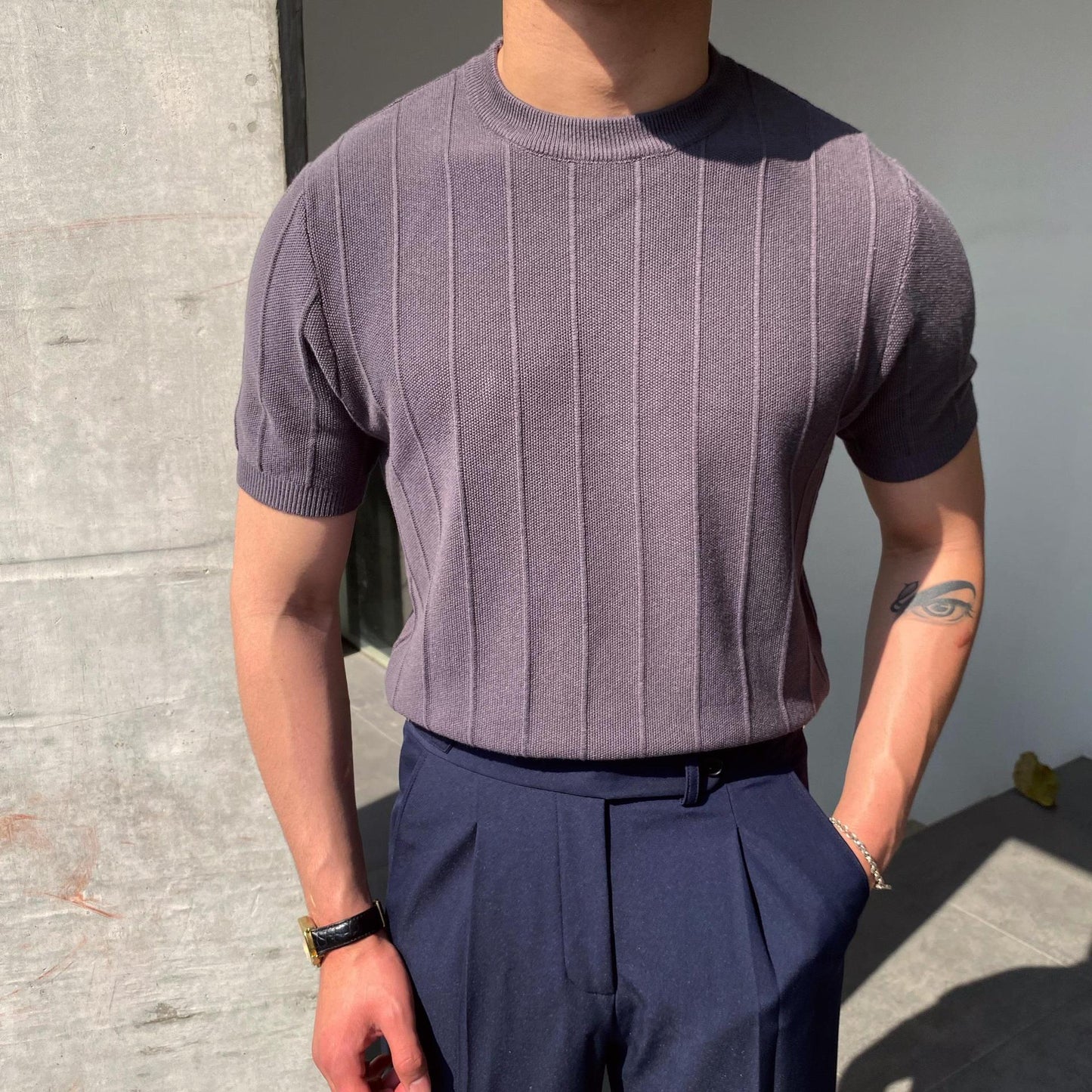 Luciano Ribbed Shirt