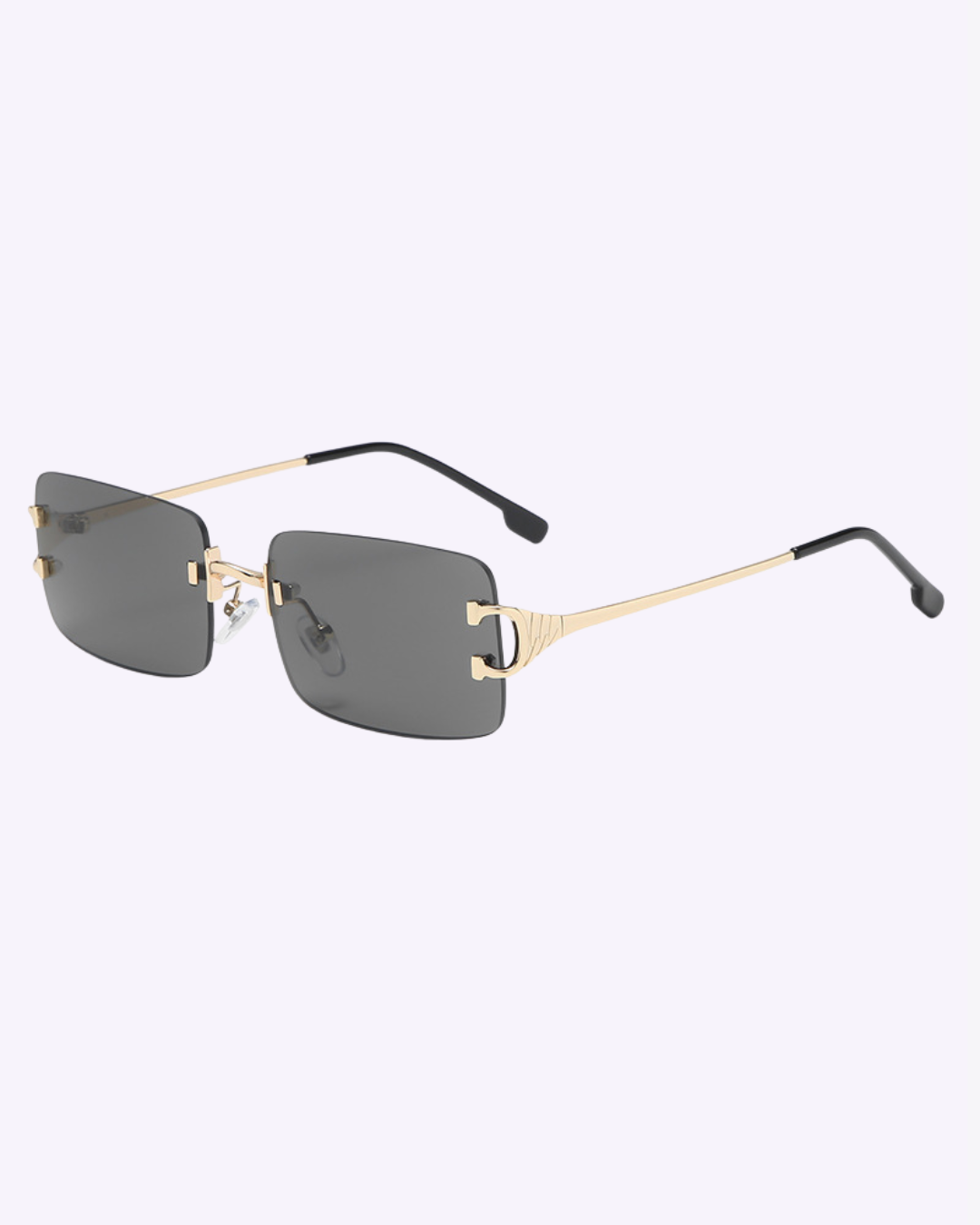Retro Rimless Sunglasses